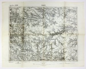 [ZAŁOŹCE]. Zone 6. Col. XXXIII. Mapa form. 38,5x48,5 cm, na ark. 45,5x58 cm