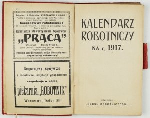 KALENDARZ Robotniczy na r. 1917.