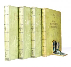 SOKOŁOWSKI August - Dzieje porozbiorowe narodu polskiego ilustrowane. Z ilustracyami oraz reprodykcyami obrazów Matejki, Gersona, Rozena, Stachowicza, Ryszkiewicza, J. i W. Kossaków, i innych mistrzów polskich. T. 1-4.