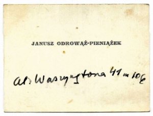 [WIZYTÓWKA] Janusz ODROWĄŻ-PIENIĄŻEK.