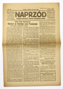 [PRZEWRÓT MAJOWY] NAPRZÓD. Organ Polskiej Partji Socjalistycznej. 23 V 1926