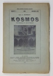 Kosmos. Czasopismo Polskiego Towarzystwa Przyrodników im. Kopernika. Serja A - Rozprawy. R. 64: 1939, z. 1. 