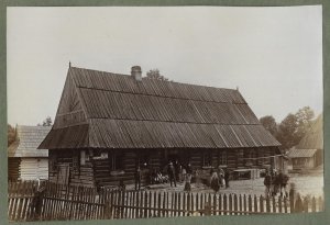 [GÓRY - Czarny Dunajec - karczma - fotografia widokowa i sytuacyjna].