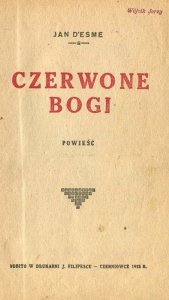d'Esme Jan - Czerwone Bogi. Powieść.