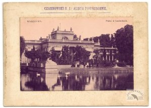 [WARSZAWA - pałac w Łazienkach - fotografia widokowa].