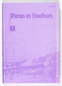 Pietas et Studium...T. 5: Księga pamiątkowa dedykowana ś. O. Dr. Adamowi Janowi Błachutowi w 2 rocznicę śmierci