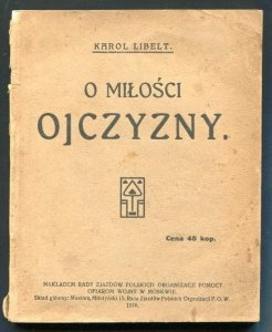 Libelt Karol - O miłości ojczyzny.