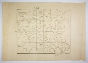 [POLSKA]. Karta dawnej Polski z przyległemi okolicami krajów sąsiednich według nowszych materyałów. 48 arkuszy miedziorytowych form. ca 63x84 cm + skorowidz form. 44,6x62,8 cm.