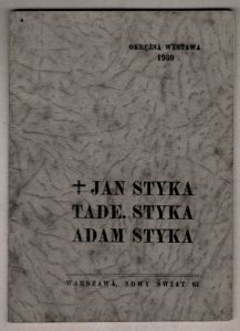Wystawa prac Jana, Tadeusza i Adama Styków. 1930. Wystawa okrężna