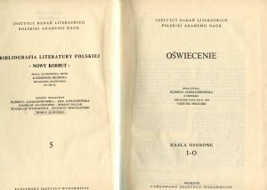 Nowy Korbut. T. 5: Oświecenie. Hasła osobowe I-O.