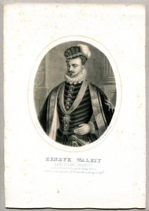 Henryk Walezy - Król Polski i Francyi - litografia. [Rys. Aleksander Lesser. Litografował H.Aschenbrenner]
