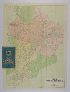 Plan miasta Katowic. 1957