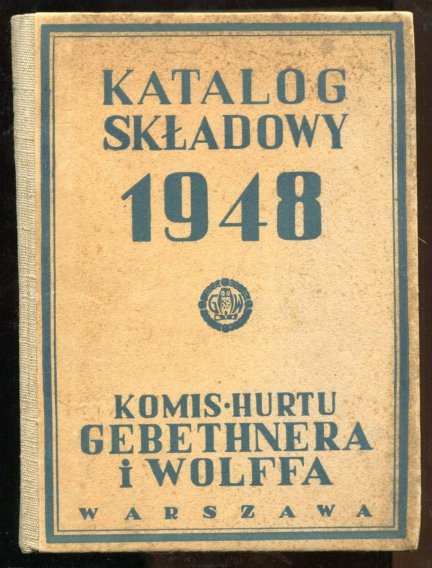 Gebethner i Wolff. Katalog składowy 1948