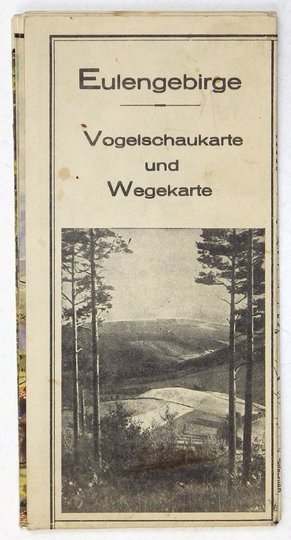 [SUDETY]. Waldenburger Bergland und Eulengebirge. Panorama barwna form. 37,7x77,4 cm