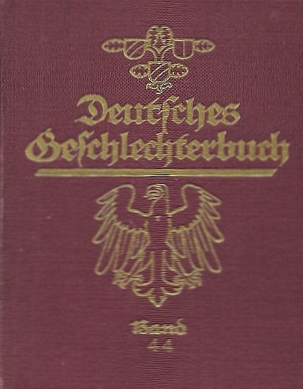 Koerner Bernhard - Deutsches Geschlechterbuch (Genealogisches Handbuch Bürgerlicher Falilien), hrsg. von ... Bd. 44. Mit Zeichnungen von Eduard Lorenz-Meyer. 