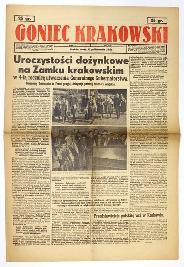 GONIEC Krakowski. R. 5, nr 251: 27 X 1943. 