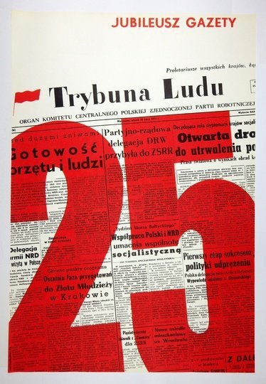 KOTARBIŃSKI Jan - Jubileusz gazety. Trybuna Ludu. 1973.