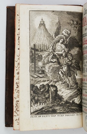 KRZESIMOWSKI Antoni Andrzej - Le Chrétien Voiageur qui court avec un zèle ardent à la Céleste Patrie par toutes sortes d 'affections spirituelles, &amp; Considérations sur la vie, la mort &amp; passion de notre Seigneur Jesus Christ [...]. Traduit du Lati