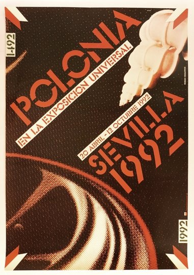 CIEŚLEWICZ Roman - 1492-1992. Polonia en la Exposicion Universal Sevilla 1992. 1992.