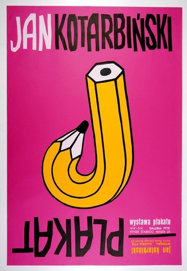 KOTARBIŃSKI Jan - Jan Kotarbiński. Wystawa plakatu. [ca 1978].