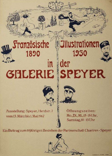 Soszyński Jerzy - Franzozische Illustrationen 1890- 1930 in der Galeria Speyer