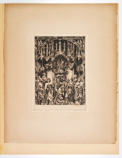 ZAKRZEWSKI Władysław (1903-1944) - Fragment ołtarza Wita Stwosza.