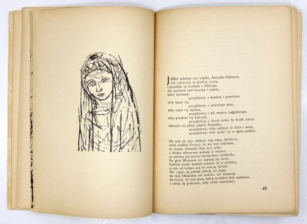 NERUDA Pablo - Niech się zbudzi drwal. Nowy przekład Lecha Pijanowskiego pod red. J. Borejszy. Ilustracje Tadeusza Kulisiewicza.