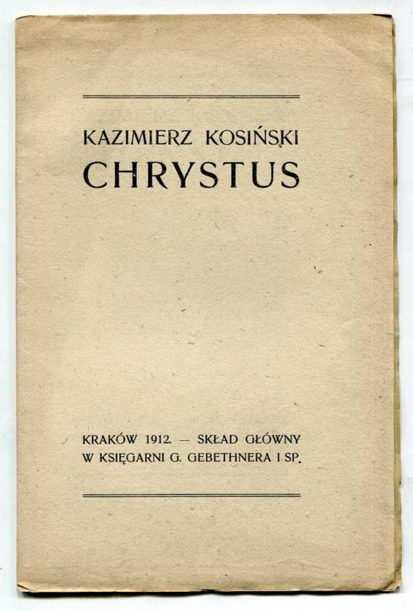 Kosiński Kazimierz - Chrystus.