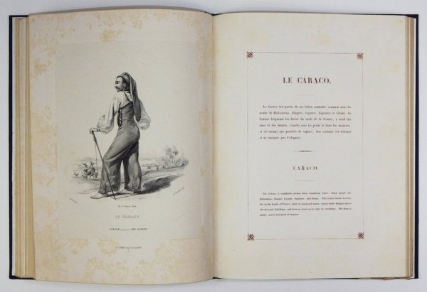 Les FRANÇAIS. Costumes des principales provinces de la France, dessinés d'aprés nature par M.M. Gavarni, H. Emy, Pauquet, Ferogio, R. Pelez, Loubon, P. Saint-Germain etc. Lithographiés par M. A. Coindre.