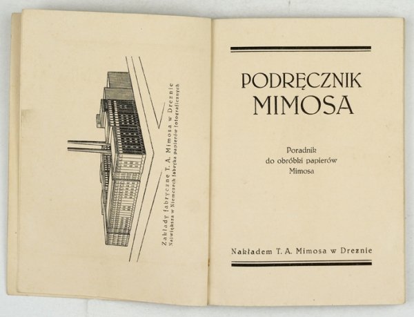 PODRĘCZNIK Mimosa. Poradnik do obróbki papierów Mimosa.