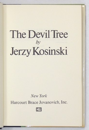 KOSIŃSKI Jerzy - The Devil Tree.