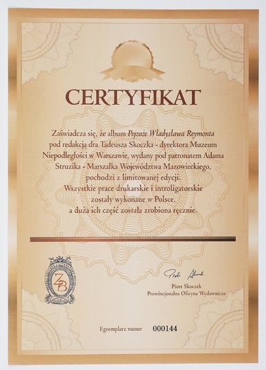 SKOCZEK Tadeusz - Pejzaże Władysława Reymonta. Album pod red. ...