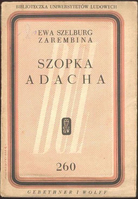 Szelburg-Zarembina Ewa - Szopka Adacha.