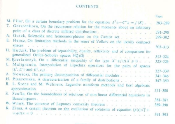Commentationes Mathematicae. Prace matematyczne. T. 21, cz.2