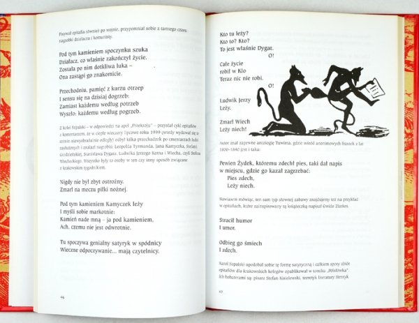 BIKONT Anna, SZCZĘSNA Joanna - Epitafia czyli uroki roztaczane przez niektóre zwłoki. (Odręczna dedykacja obu autorek)