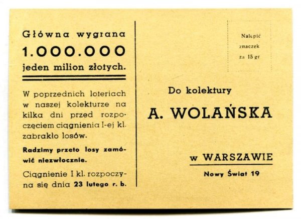  DOBROBYCIE i spokoju... Życie jak w bajce... [późne lata 30.] - ulotka reklamowa