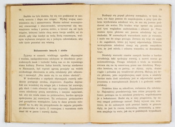 SCHILGEN Hardy - On i Ty. Stosunek dorastającego dziewczęcia do młodzieży płci męskiej. Wyd. III