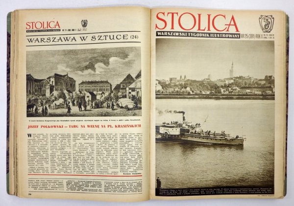 STOLICA. Warszawski Tygodnik Ilustrowany. Red. nacz. Dobrosław Kobielski.