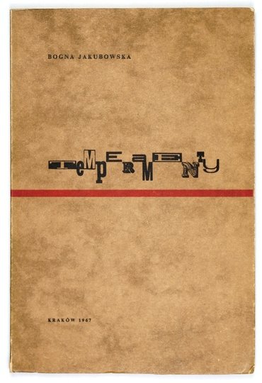 JAKUBOWSKA Bogna - Temperamenty. Adam Młodzianowski - Jerzy Jarnuszkiewicz.