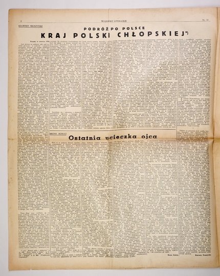 [Bruno Schulz] Wiadomości Literackie. R. 12, nr 32 (664): 26 VII 1936. s. 6