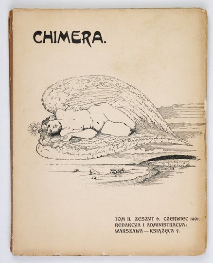 CHIMERA.  "Komurasaki. Żałosna historya o pękniętem, porcelanowem sercu japońskiem" W. S. Reymonta (pierwodruk) 1901