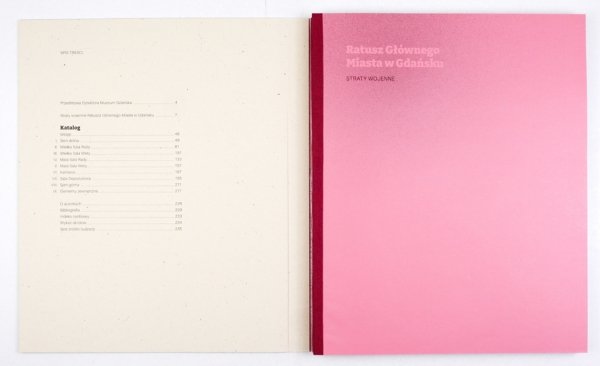 STRATY wojenne. Ratusz Głównego Miasta, Dwór Artusa, Dom Uphagena w Gdańsku