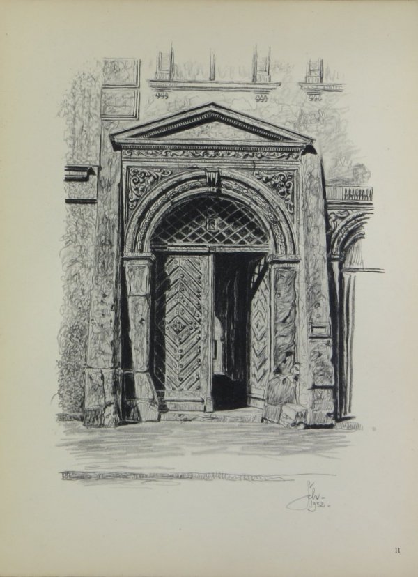 Portale domów krakowskich XV-XVIII w. Według oryginalnych rysunków B.W.Schonborna