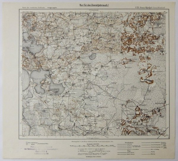 U22. Stary Mjadjol (Stary Miadzioł) - mapa 1:100 000 [Karte des westlichen Russlands]