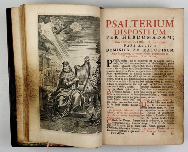 BREVIARIUM Romanum Ex decreto Sacro-Sancti Concilii Tridentini restitutum. S. PII V. Pontificis Maximi Jussu editum, Clementis VIII [...] Urbani PP. VIII. Auctoritate recognitum. In quo omnia fuis locis ad longum profita funt, pro majori recitantium commo