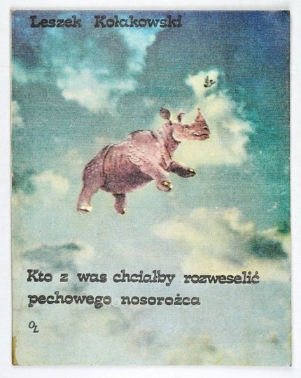 KOŁAKOWSKI Leszek - Kto z was chciałby rozweselić pechowego nosorożca. Ilustr. Krab [pseud.].