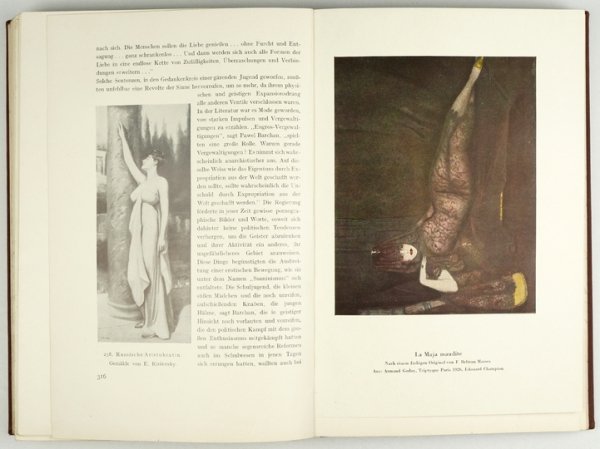 MORECK Curt - Kultur- und Sittengeschichte der neuesten Zeit. Die käufliche Liebe bei den Kulturvölkern. Mit 350 zum Teil farbigen Tafeln und Textabbildungen.