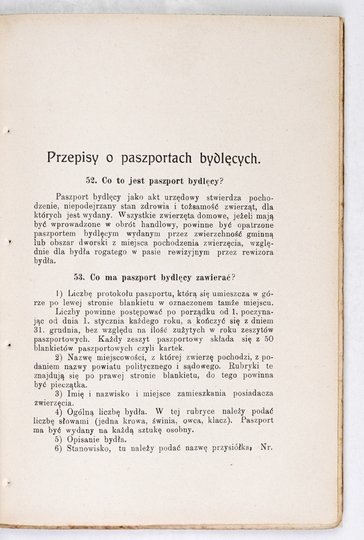 BILIŃSKI Włodzimierz - Gminny oglądacz zwierząt i mięsa oraz wskazówki do przeprowadzania dezynfekcyi w razie chorób zaraźliwych zwierzęcych. Oprac. ... Wyd. IV, poprawione i powiększone
