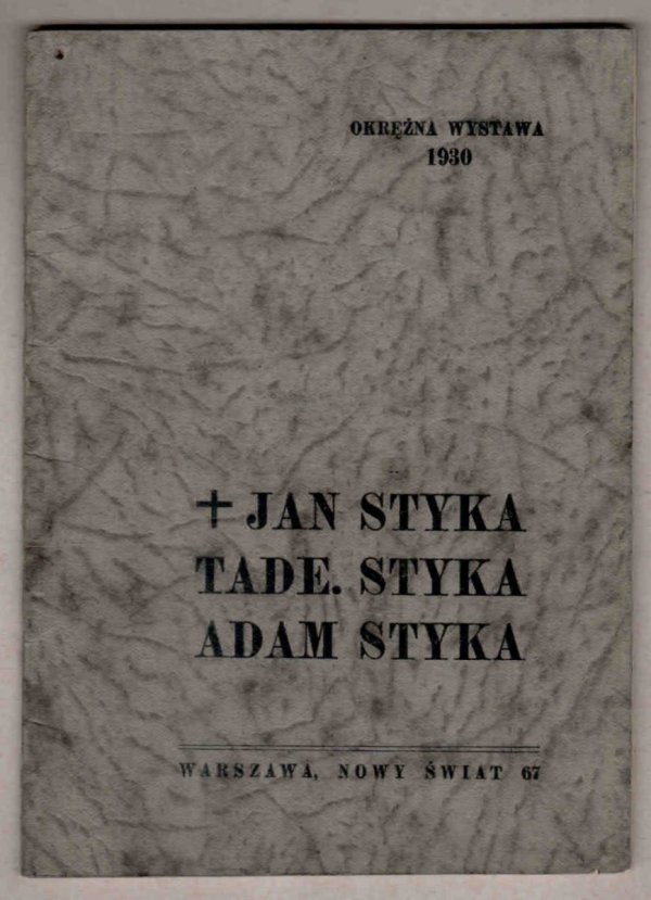 Wystawa prac Jana, Tadeusza i Adama Styków. 1930. Wystawa okrężna