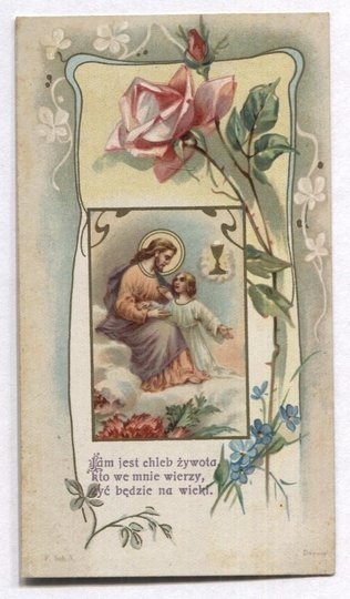 JAM jest chleb żywota, kto we mnie wierzy, żyć będzie na wieki.